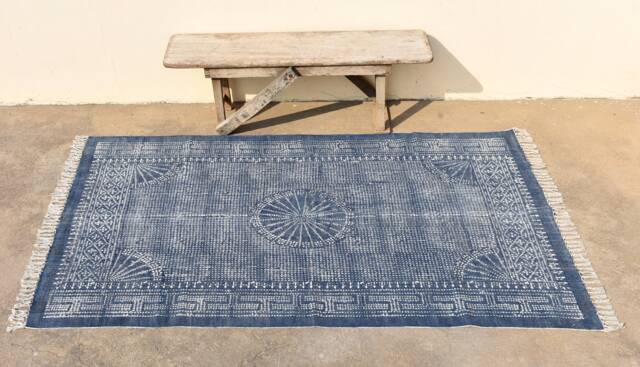 5x8 Feet Indian Rugs Cotton Rug, Woven Area For Sale, Decor Rustic Rugs, Decorative Bohemian Indian - image 1
