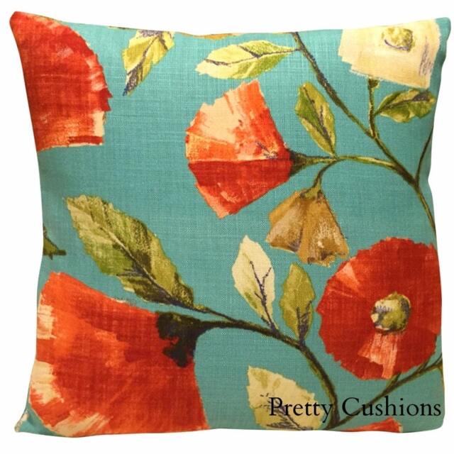 Harlequin Lisanne Impasto Tangerine & Aqua Cushion Cover - image 1