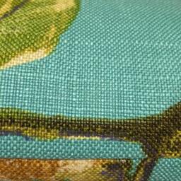 Harlequin Lisanne Impasto Tangerine & Aqua Cushion Cover - thumbnail 2