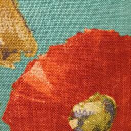 Harlequin Lisanne Impasto Tangerine & Aqua Cushion Cover - thumbnail 3