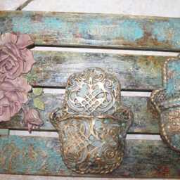 Handmade Clay Hamsa Wall Hanging With Pockets - thumbnail 3