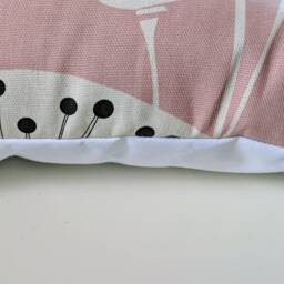 Cushion Cover in Blush Pink Retro Dandelion Clocks 16 - thumbnail 2