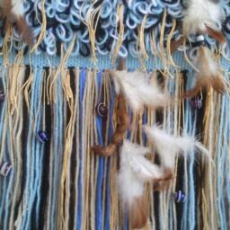Woven Wall Hanging - Tapestry. Spirit. #14C61 - thumbnail 3