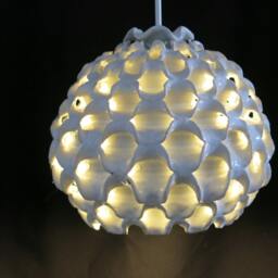Danish Ceramic Hanging Lamp - thumbnail 4