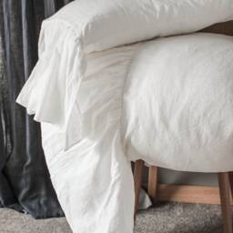 Linen Pillowcase With Volant European Flax Mermaid Collection - thumbnail 2