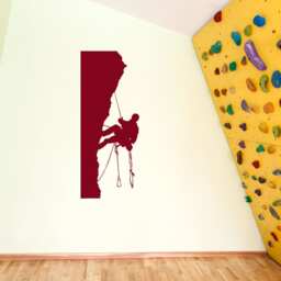 Climber Climbing Man Wall Window Stickers Decals Fun Kids Decor Vinyl A127 - thumbnail 1