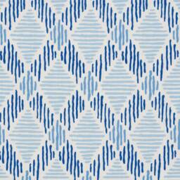 Schumacher Dexter Indoor/Outdoor Blues Double Sided Cushion Covers Pillow - thumbnail 4