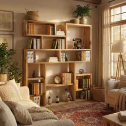 Reclaimed Wood Bookcase/Shelving Unit - Scaffold Furniture- Gaps