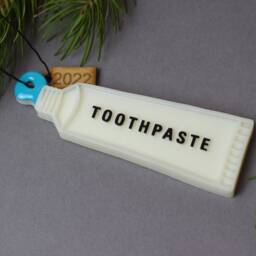 Toothpaste Ornament, Dental Christmas Dentist Tooth Decor, Gift, Tooth, Hygienist Med Power - thumbnail 3