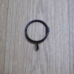 Curtain Rail & Ring Setwrought Iron - Forged Steel Hand Crafted in UK + Fitting Kit - thumbnail 3