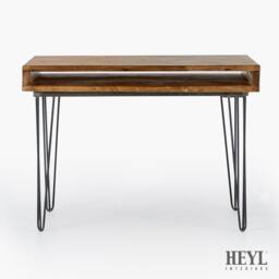 Industrial Rustic Reclaimed Wood - Plank Top Desk 120x60cm - thumbnail 3