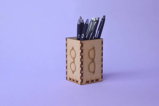 Wood Glasses Pen Holder, Optometry Pen Holder, Gift, Optometrist, Optical Eye Doctor Decor, Eye - image 1