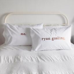 Personalised Name Pillow Case Set