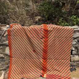 Authentic Vintage Kantha Quilt - Soft Pink Indian Patchwork Throw Sustainable Bedding - thumbnail 4