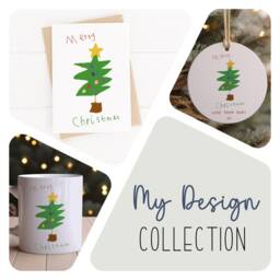 Personalised Christmas Ceramic Mug - Your Own Design Children's Drawing Child's Picture, Photo - thumbnail 3