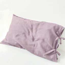 Linen Pillow Shams With Ties - European Pre-Washed Linen, Set Of 2
