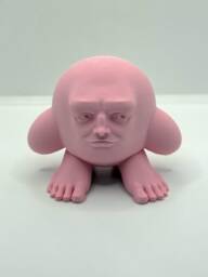 Creepy Kirb With Feet & Toes Showing, No Socks, Shoes, True Facial Expression - thumbnail 1