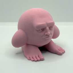 Creepy Kirb With Feet & Toes Showing, No Socks, Shoes, True Facial Expression - thumbnail 2
