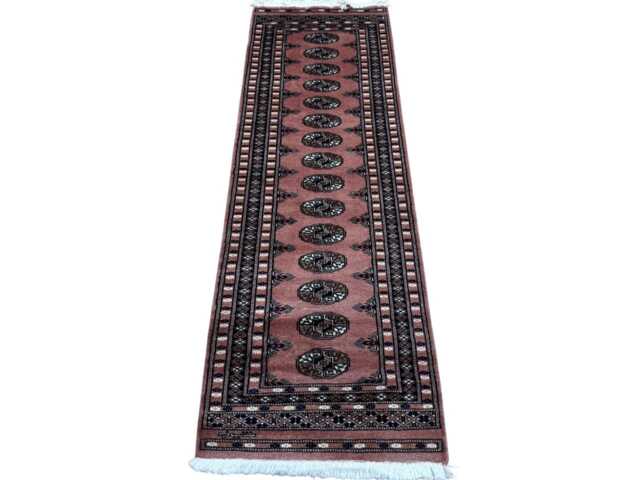 2x6 Hot Pink Bokhara Rug - Runner Hallway Luxury Bukhara Fine Quality Woolen Afghan - image 1