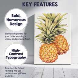 Vintage Botanical Pineapple Fruit Illustration Canvas Wall Art Print Decor Picture Ready To Hang - thumbnail 2