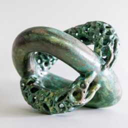Original Ceramic Sculpture, Geometric Art Object, Lilia Koleva - thumbnail 2