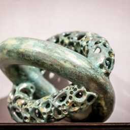 Original Ceramic Sculpture, Geometric Art Object, Lilia Koleva - thumbnail 4