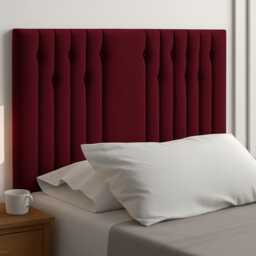 Plush Velvet Floor Standing Headboard - Monaco Design, 54 - thumbnail 2