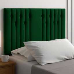 Plush Velvet Floor Standing Headboard - Monaco Design, 54 - thumbnail 1