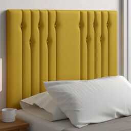 Plush Velvet Floor Standing Headboard - Monaco Design, 54 - thumbnail 3
