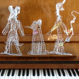 Wedding Cake Topper Red Hart Ooak - thumbnail 4