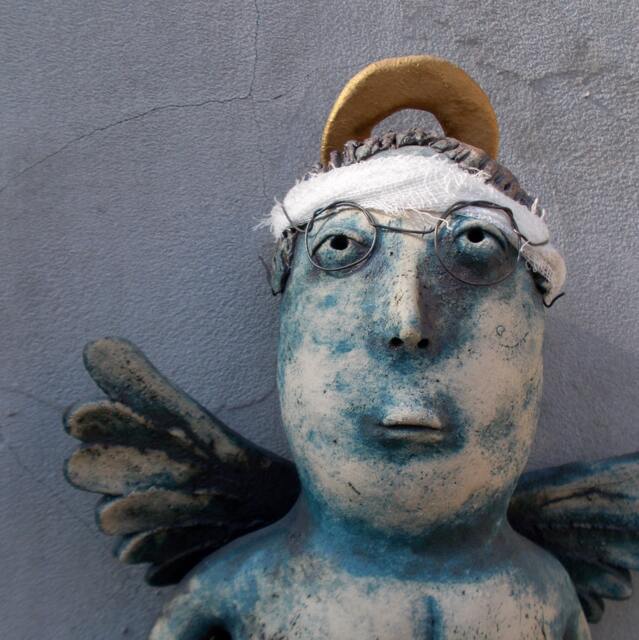 Ceramic Fallen Angel - image 1