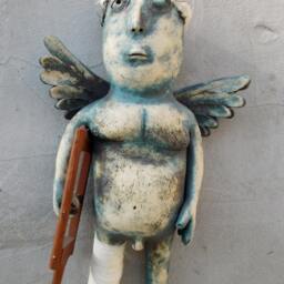 Ceramic Fallen Angel - thumbnail 2