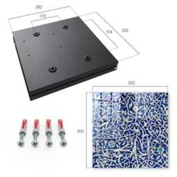 Blue Arabesque Wall Mounted Key Cabinet, Box For Wall, Painterly Backgrounds & Patterns, Lovers Of The Orient - thumbnail 4