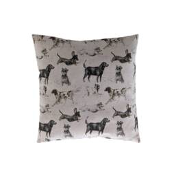 "Cushion Cover in Voyage Maison Dashing Dogs 14"" 16"" 18"" 20" - thumbnail 1