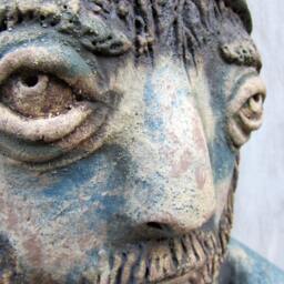 Ceramic Garden Gnome With A Chainsaw - thumbnail 3