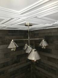 Eonian Modern 5 Light 8In Shade Hanging Ceiling Chandelier