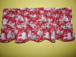 Kitchen Window Curtain Valance. Beautiful Quality Fabric. Kids Room/ Kitchen/ Bathroom /Dining Room/Harley Room - thumbnail 1
