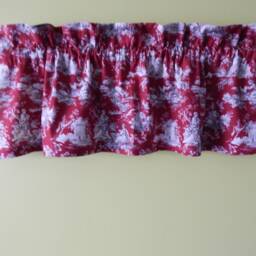 Kitchen Window Curtain Valance. Beautiful Quality Fabric. Kids Room/ Kitchen/ Bathroom /Dining Room/Harley Room - thumbnail 3