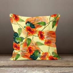 Summer Floral Cushion Cover/Decorative Pillow Case/Housewarming Gift/Living Room Garden Furniture Decor/Gift For Her - thumbnail 2