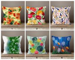 Summer Floral Cushion Cover/Decorative Pillow Case/Housewarming Gift/Living Room Garden Furniture Decor/Gift For Her