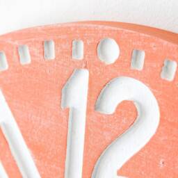 Customizable Clock in Retro Chalk On Blackboard Style - thumbnail 2