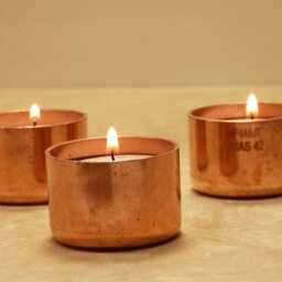 Copper Tealight Holder, 7Th Anniversary Present - thumbnail 3