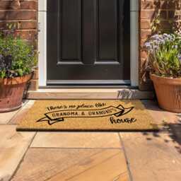 Christmas Holiday Doormat For Grandparents, Grand Parent Family Doormat, Door Mat, Grandparent Welcome Rug - thumbnail 2