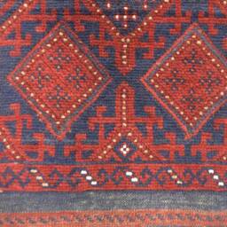 Afghan Mashwani Wool Kilim Runner Rug Tribal Bohemian Door Rug, 245 cm - thumbnail 3