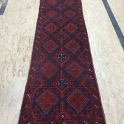 Afghan Mashwani Wool Kilim Runner Rug Tribal Bohemian Door Rug, 245 cm - thumbnail 2
