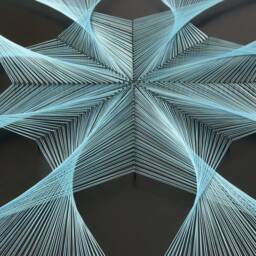 String Art Christmas Star Wall Designinterior Office Decor D??cor Mandala Zen Design Yoga Studio Nailart Stringart Gifts Best - thumbnail 3