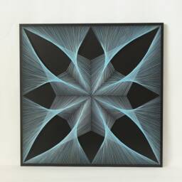 String Art Christmas Star Wall Designinterior Office Decor D??cor Mandala Zen Design Yoga Studio Nailart Stringart Gifts Best - thumbnail 2