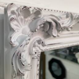 "French White Ornate Mirror Decorative Wall 108cm X 78cm 42.5"" 30.5" - thumbnail 2