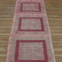 Hand Block Printed Cotton Stair Runner Rug - Custom Brown Hallway Dhurrie - thumbnail 3