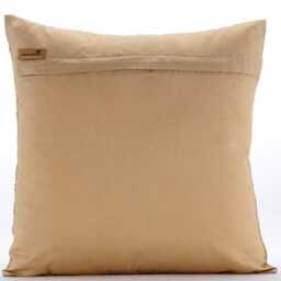 "Art Silk Gold Throws For Sofa 16""x16" - thumbnail 3